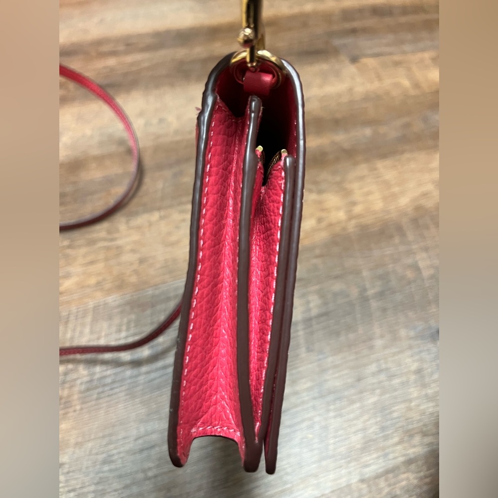 Coach Fold Over Crossbody Bag - Picture 2 of 12